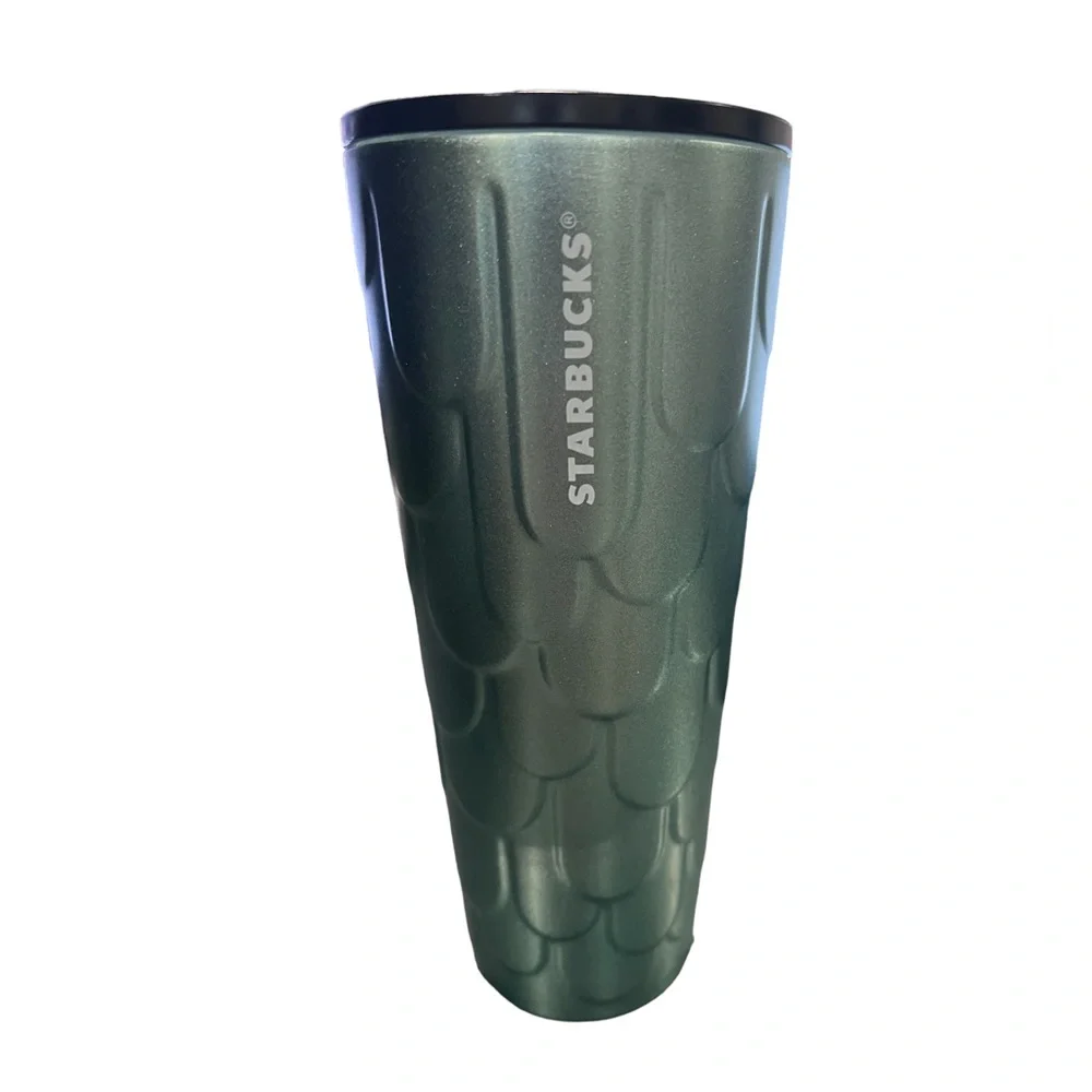 Starbucks Siren Mermaid Scale Green Stainless 24 oz Cup